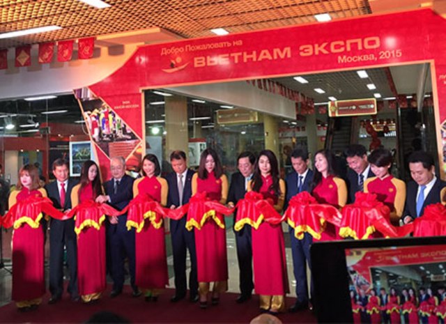 VINATABA tham gia Hội chợ hàng Việt Nam chất lượng cao Moscow 2015