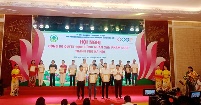 Hà Nội công bố Quyết định công nhận 518 sản phẩm OCOP