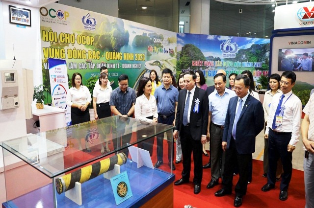 PC Quảng Ninh tham gia Triển lãm thành tựu tỉnh Quảng Ninh qua 60 năm hình thành và phát triển và Hội chợ OCOP khu vực Đông Bắc - Quảng Ninh 2023