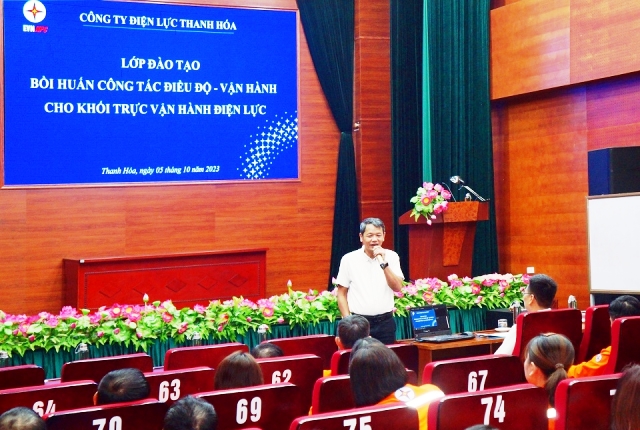 PC Thanh Hóa bồi huấn nâng cao nghiệp vụ công tác điều độ, trực ban vận hành Điện lực năm 2023