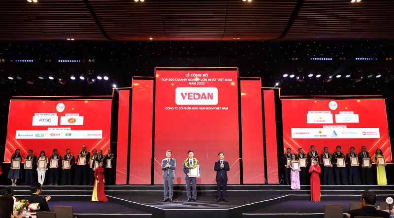 Công ty CPHH Vedan Việt Nam lọt Top 500 doanh nghiệp lớn nhất Việt Nam năm 2023