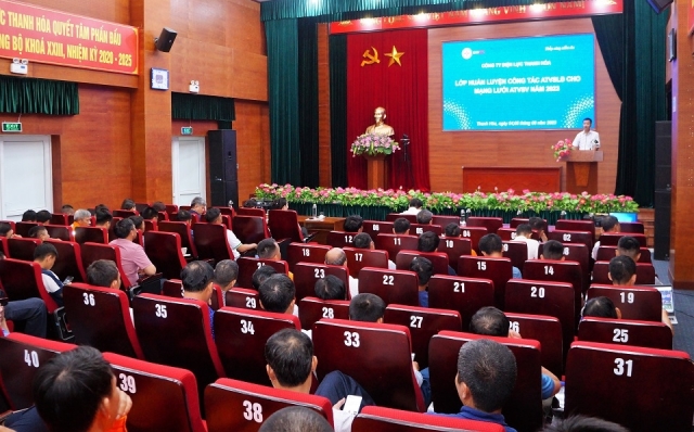  PC Thanh Hóa tổ chức huấn luyện công tác An toàn vệ sinh lao động cho mạng lưới An toàn vệ sinh viên năm 2023