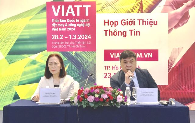 Lần đầu tiên tổ chức Triển lãm quốc tế ngành dệt may và công nghệ dệt may tại Việt Nam