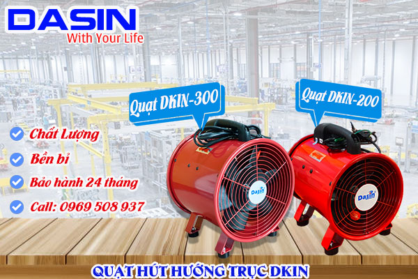 Quạt hút công nghiệp Dasin - sản phẩm uy tín cho người Việt 