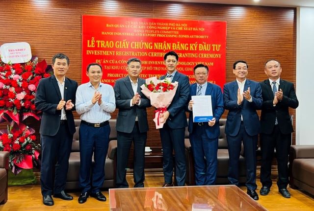 Tập đoàn Inventec đầu tư tại khu công nghiệp hỗ trợ Nam Hà Nội