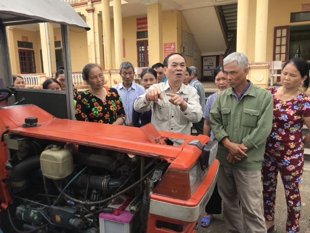 Thái Bình: Người dân thấy rõ lợi ích từ các lớp tập huấn vận hành sửa chữa máy cơ khí nông nghiệp