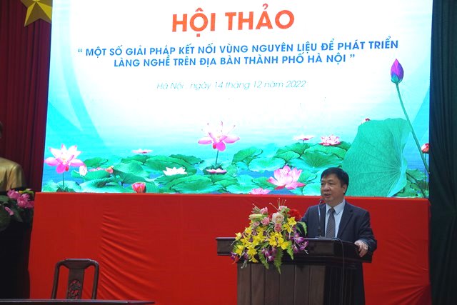 Giải pháp kết nối vùng nguyên liệu để phát triển làng nghề trên địa bàn thành phố Hà Nội
