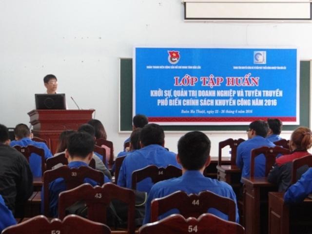 Đắk Lắk: Tuyên truyền chính sách khuyến công cho đoàn viên thanh niên