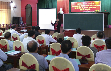 Thái Bình: Tổ chức lớp tập huấn nâng cao năng lực lãnh đạo, quản lý kinh doanh