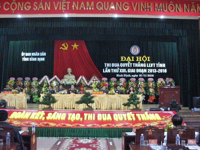 Khai mạc Đại hội Thi đua Quyết Thắng lực lượng vũ trang tỉnh Bình Định giai đoạn (2013 – 2018)