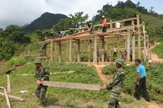 Bộ Chỉ huy Quân sự tỉnh Thái Nguyên: Luôn đi đầu trong công tác chung sức xây dựng nông thôn mới