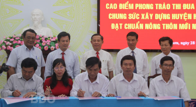 Huyện Hoài Nhơn đạt chuẩn nông thôn mới, tạo tiền đề vững chắc tiến lên Thị xã