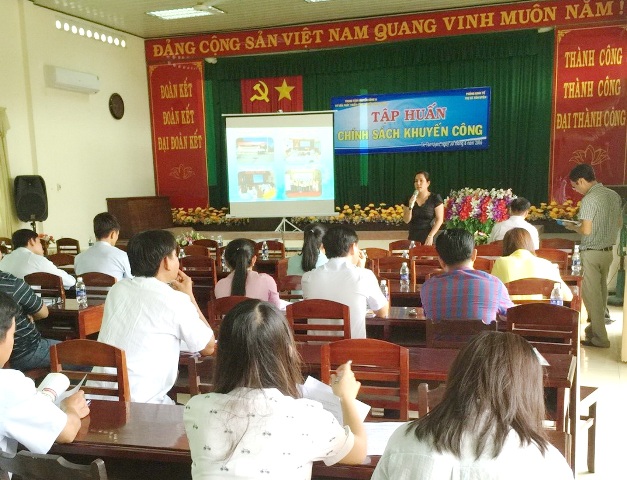 Bình Dương: Tổ chức tập huấn chính sách khuyến công tại Thị xã Tân Uyên