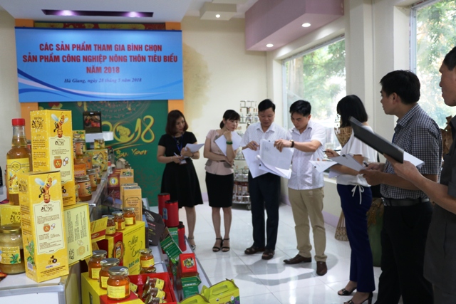 Hà Giang: Bình chọn sản phẩm công nghiệp nông thôn tiêu biểu cấp tỉnh năm 2018