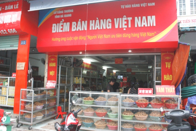 Khuyến công Hà Giang: Tích cực triển khai xây dựng điểm bán hàng Việt trên địa bàn