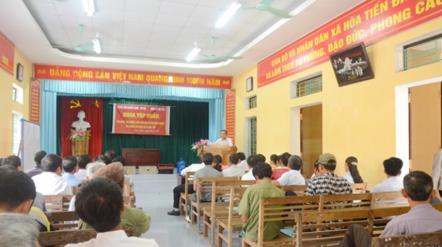 Khuyến công Thái Bình tổ chức lớp tập huấn máy cơ khí nông nghiệp
