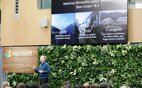 Microsoft cam kết giảm lượng chất thải bằng không vào năm 2030
