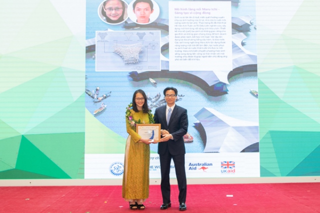 Sáng kiến ứng phó với biến đổi khí hậu Việt Nam được trao thưởng 647.000 USD