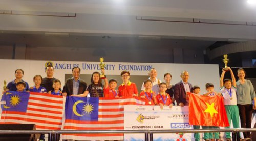 Học sinh Việt Nam giành giải Nhất hạng Sơ cấp tại Ngày hội Robothon quốc tế 2017