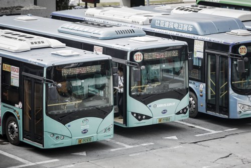 Thành phố có toàn bộ xe buýt chạy bằng điện