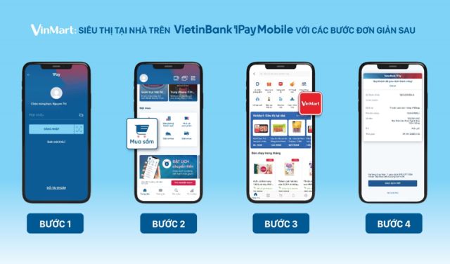 VietinBank ra mắt kênh mua sắm “VinMart: Siêu thị tại nhà” trên ứng dụng di động