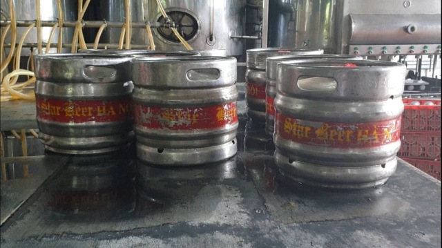 Thu giữ nhiều keg bia nhái thương hiệu nổi tiếng tại Hà Nội