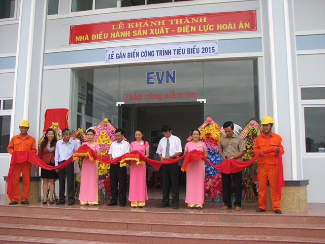 Khánh thành nhà điều hành sản xuất Điện lực Hoài Ân-PC Bình Định
