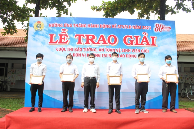 Vedan Việt Nam tổng kết trao giải thưởng cho các hoạt động hưởng ứng tháng an toàn vệ sinh lao động năm 2021