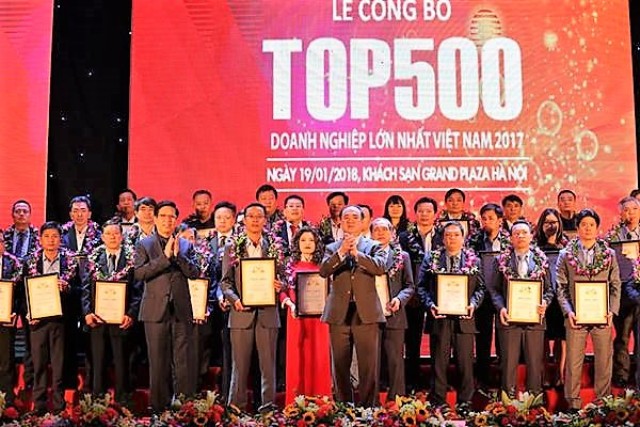 Công bố 500 doanh nghiệp lớn nhất Việt Nam năm 2018