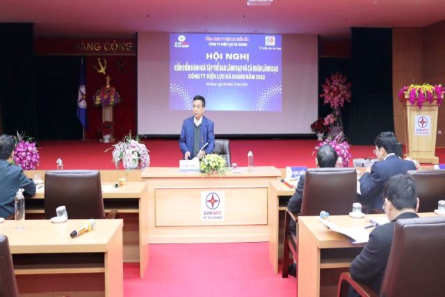PC Hà Giang tổ chức kiểm điểm đánh giá công tác lãnh đạo, chỉ đạo năm 2022