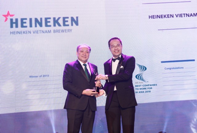 Heineken Việt Nam được vinh danh là một trong những doanh nghiệp có môi trường làm việc tốt nhất Châu Á