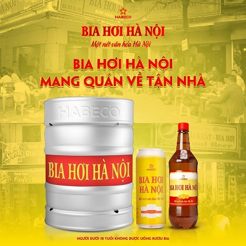 Bia hơi Hà Nội: Mang quán về nhà