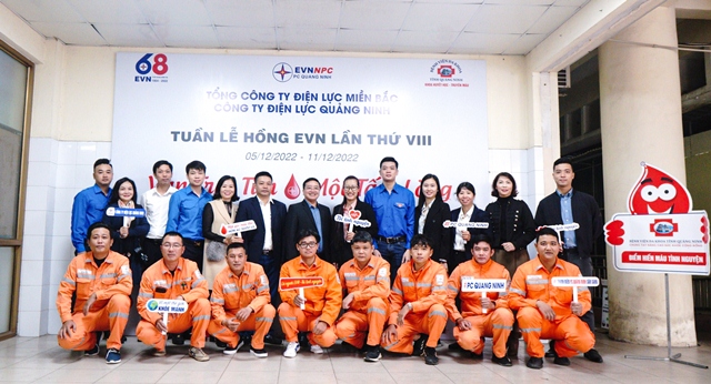 PC Quảng Ninh hưởng ứng Tuần Lễ hồng EVN lần thứ VIII năm 2022