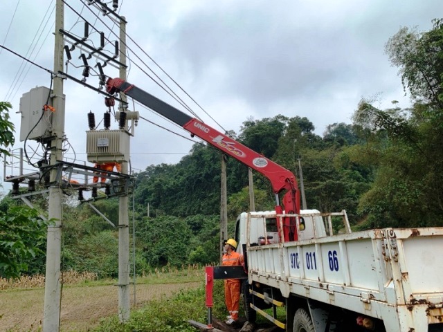 Hiệu quả từ các dự án chống quá tải lưới điện nông thôn tại huyện Chợ Mới