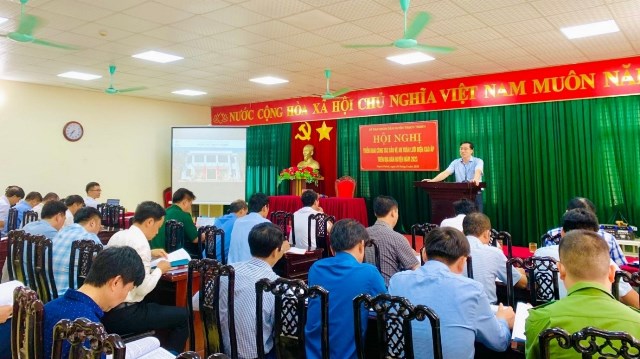  Hội nghị triển khai công tác bảo vệ an toàn lưới điện cao áp trên địa bàn huyện Thạch Thành, tỉnh Thanh Hóa năm 2023