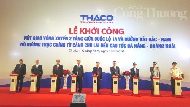 THACO hỗ trợ tỉnh Quảng Nam 600 tỷ đồng xây dựng nút giao vòng xuyến 2 tầng