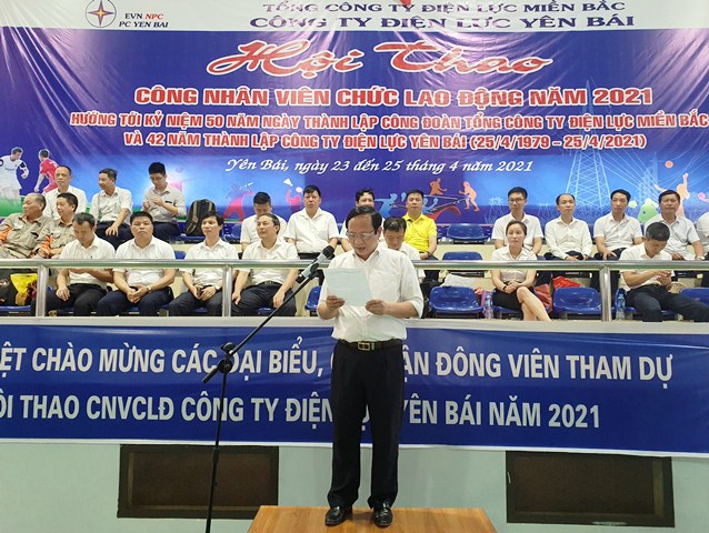 Công ty Điện lực Yên Bái tổ chức Hội thao CNVC-LĐ, năm 2021 