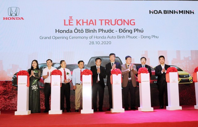 Tập đoàn Hòa Bình Minh: Khai trương đại lý Honda Ô tô đạt chuẩn 5S tại Bình Phước
