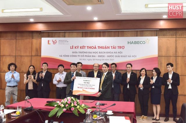 Habeco ký kết thỏa thuận tài trợ với trường Đại học Bách khoa Hà Nội