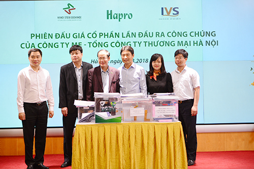 Phiên IPO đầu tiên của Hapro: Nhà nước thu về gần 1.000 tỷ đồng