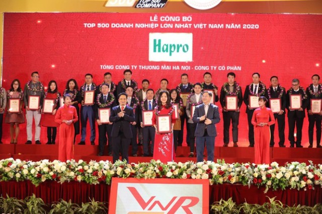Hapro: 14 năm liên tiếp được vinh danh top 500 doanh nghiệp lớn nhất Việt Nam