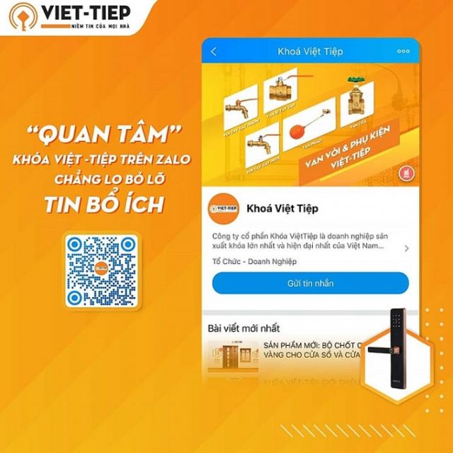 Công ty Cổ phần Khóa Việt-Tiệp: Đi đầu ứng dụng QR Code để chặn hàng giả