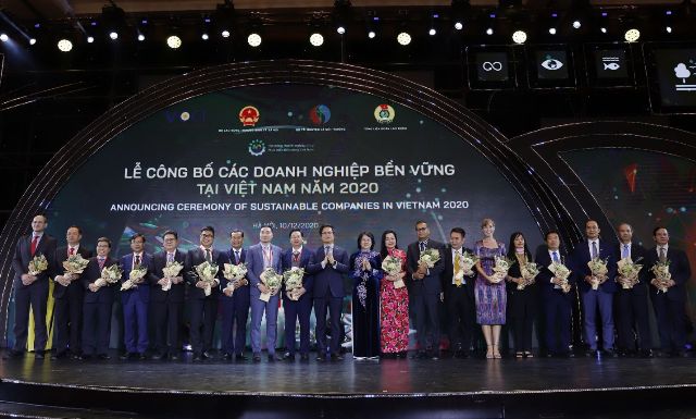 Công bố 100 doanh nghiệp bền vững tại Việt Nam