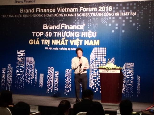 Công bố Top 50 thương hiệu giá trị nhất Việt Nam