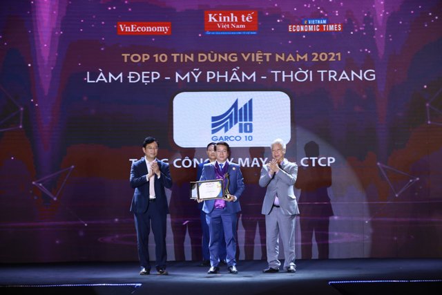 Sản phẩm May 10 được vinh danh Top 10 Tin dùng Việt Nam 2021