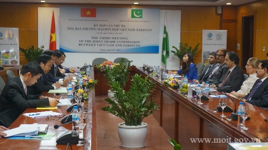 Kỳ họp lần thứ ba Tiểu ban Thương mại hỗn hợp Việt Nam – Pakistan