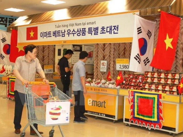 Tuần lễ hàng Việt Nam tại siêu thị Hàn Quốc