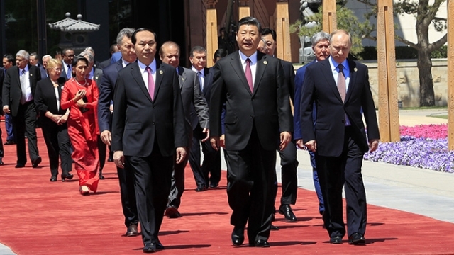 Chủ tịch nước Trần Ðại Quang dự Diễn đàn cấp cao hợp tác quốc tế "Vành đai và Con đường"