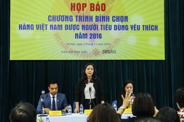 Khởi động chương trình bình chọn hàng Việt Nam được yêu thích năm 2016