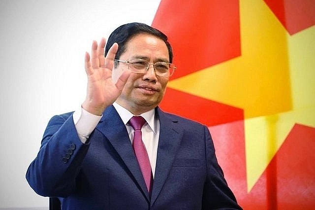 Thủ tướng Phạm Minh Chính đề nghị IMF đồng hành cùng Việt Nam thực hiện mục tiêu thành nước đang phát triển có công nghiệp hiện đại